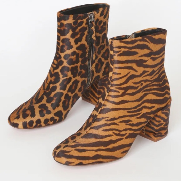 Splendid Women's Heather III Leather Block Heel Mid-Calf Bootie - Picture 3 of 4